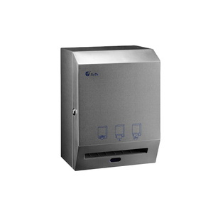 El XinDa CZQ20K de acero inoxidable para Hotel, soporte plegable para papel higiénico, dispensador de cubierta de asiento de inodoro, dispensador de papel