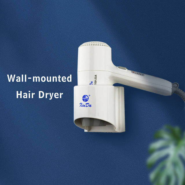 Secador de pelo montado en la pared o empotrado Secador de pelo montado en la pared de secado rápido