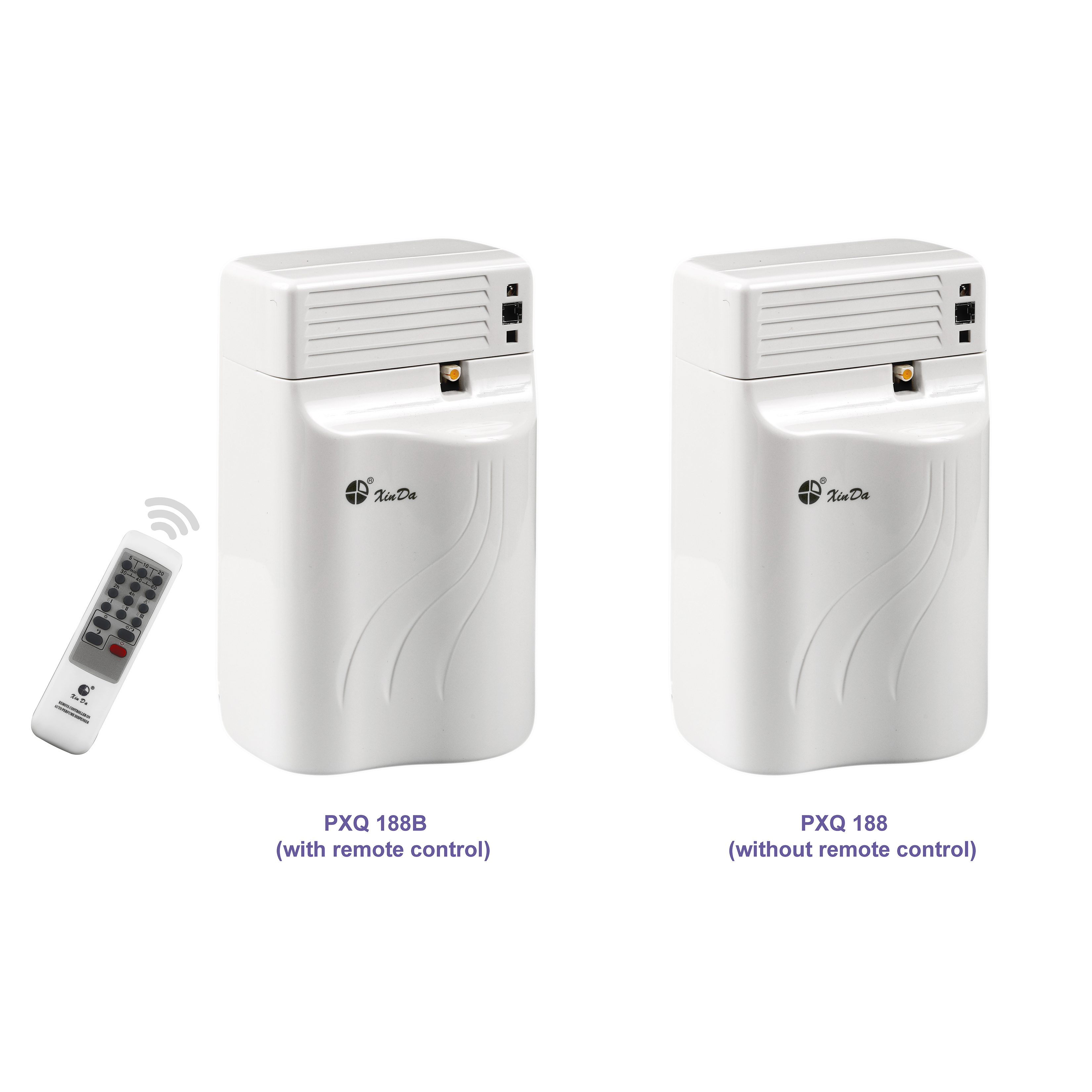 Dispensador de Perfume eléctrico con logotipo personalizado de alta calidad XinDa PXQ188B, ambientador automático para Hotel, dispensador de Aerosol de Perfume