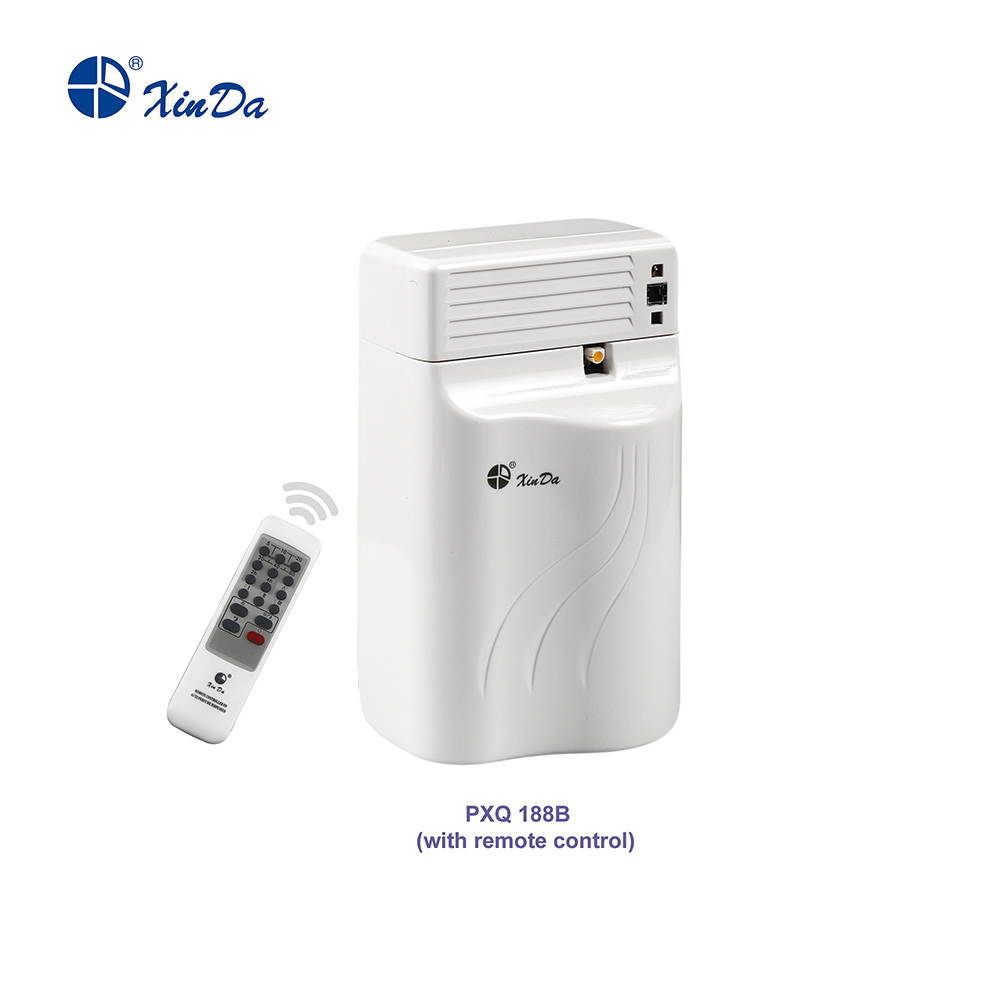 Dispensador de Perfume eléctrico con logotipo personalizado de alta calidad XinDa PXQ188B, ambientador automático para Hotel, dispensador de Aerosol de Perfume