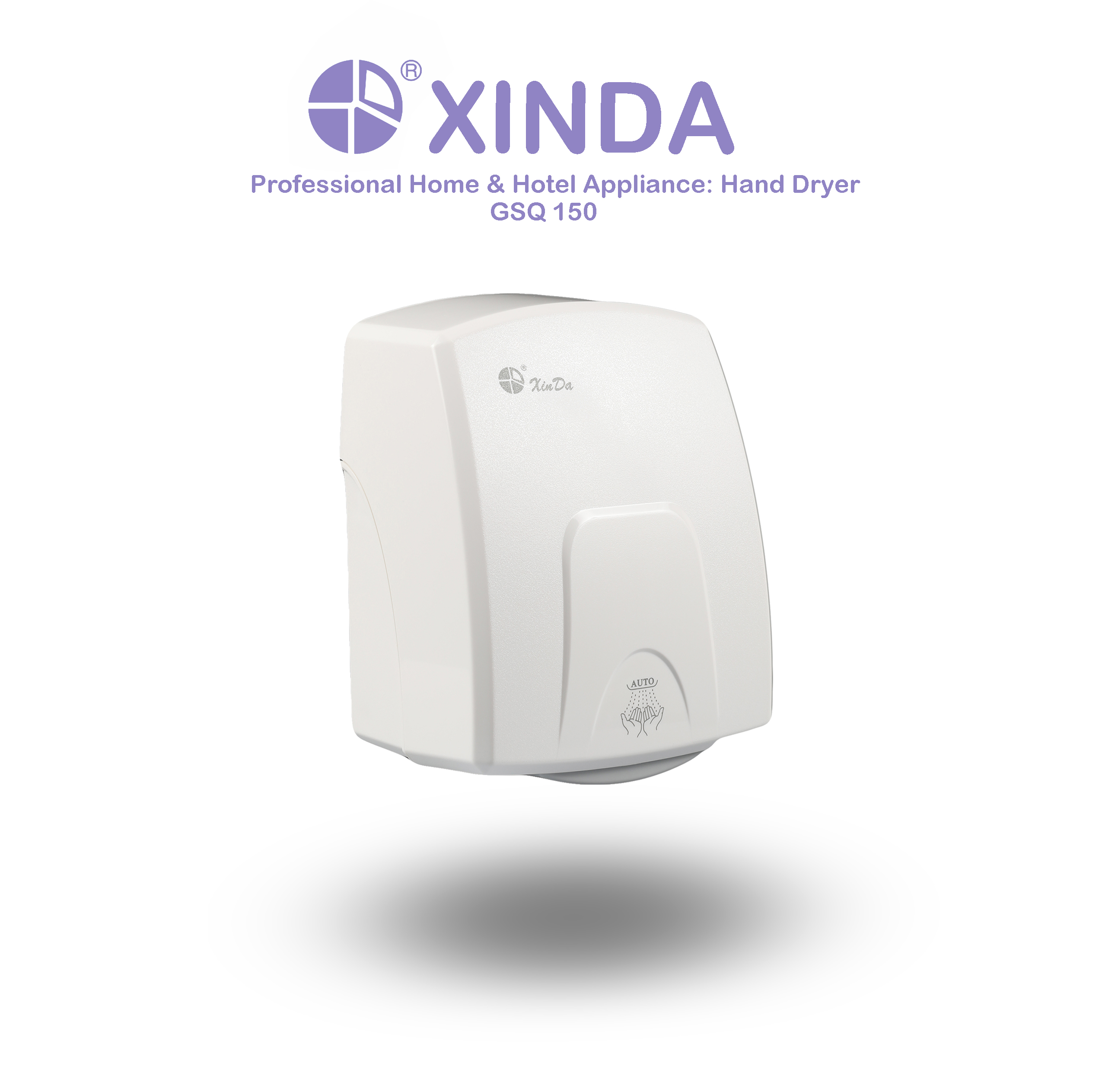 Secadores de manos profesionales de plástico con sensor infrarrojo automático para secador de manos de baño