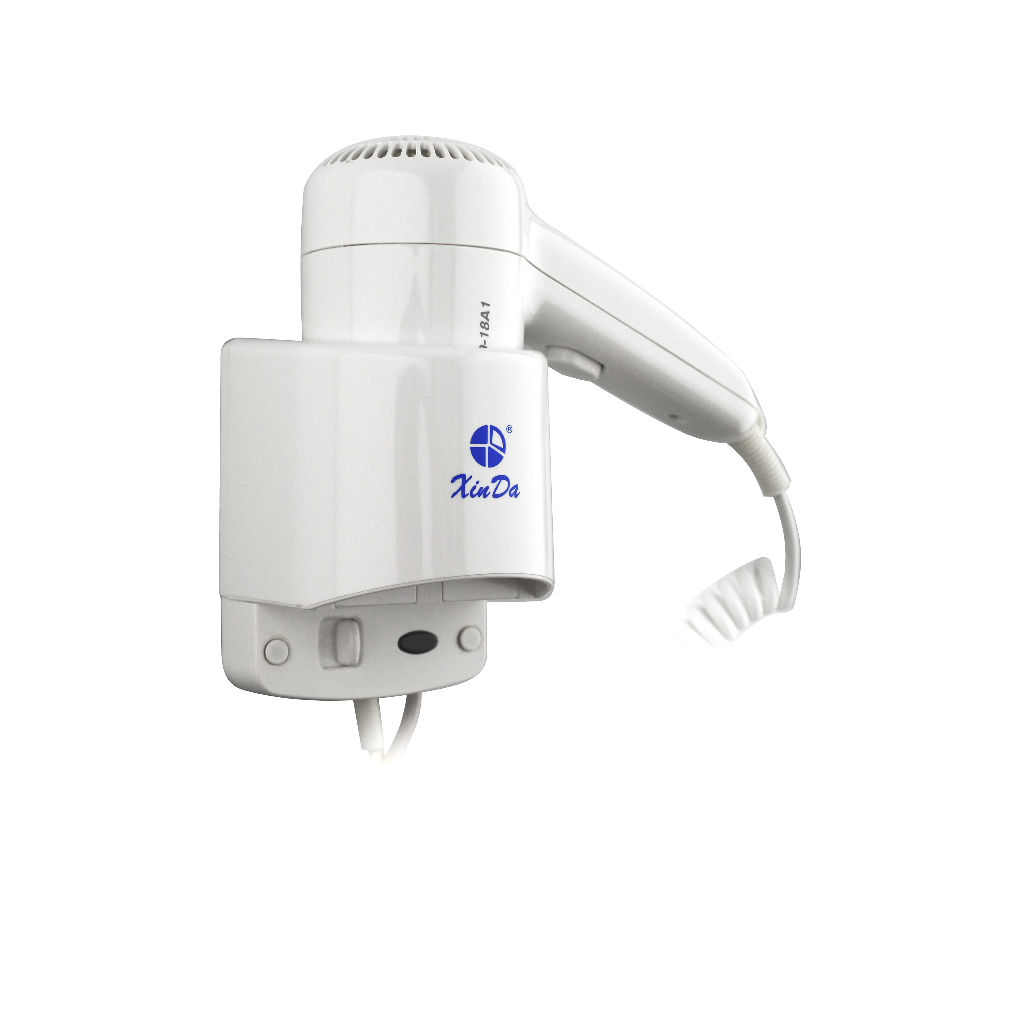 Secador de pelo recargable inalámbrico blanco profesional de nuevo diseño XinDa RCY-120 18A, secador de pelo con batería ABD-1000 secador de pelo